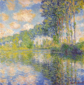 Monet, Pioppi lungo il fiume Epte, 1891, The National Gallery of Scotland, Edimburgo